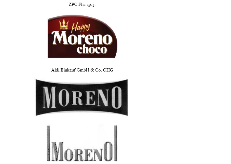 zdjęcie przedstawia trzy różne logotypy i typografie podobnie brzmiących nazw:  jedną