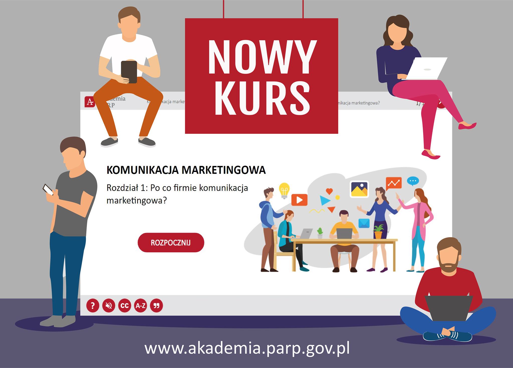 Nowy kurs, Komunikacja marketingowa, www.akademia.parp.gov.pl