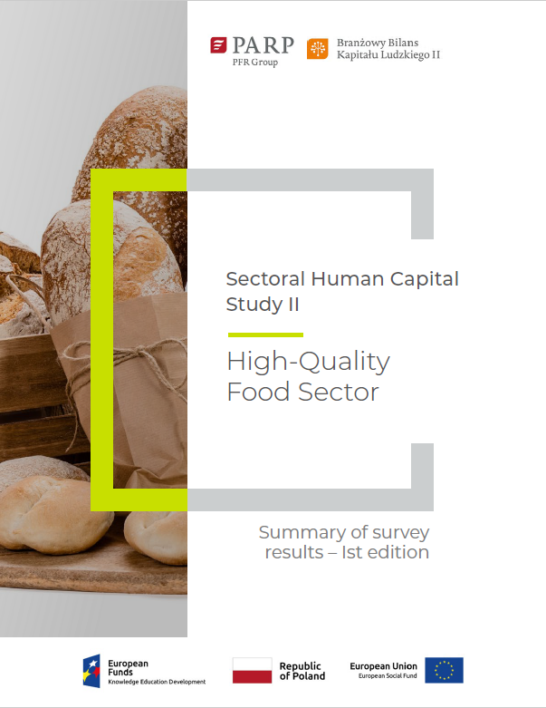  Sectoral Human Capital Study II (BBKL II)   High-Quality Food Sector
