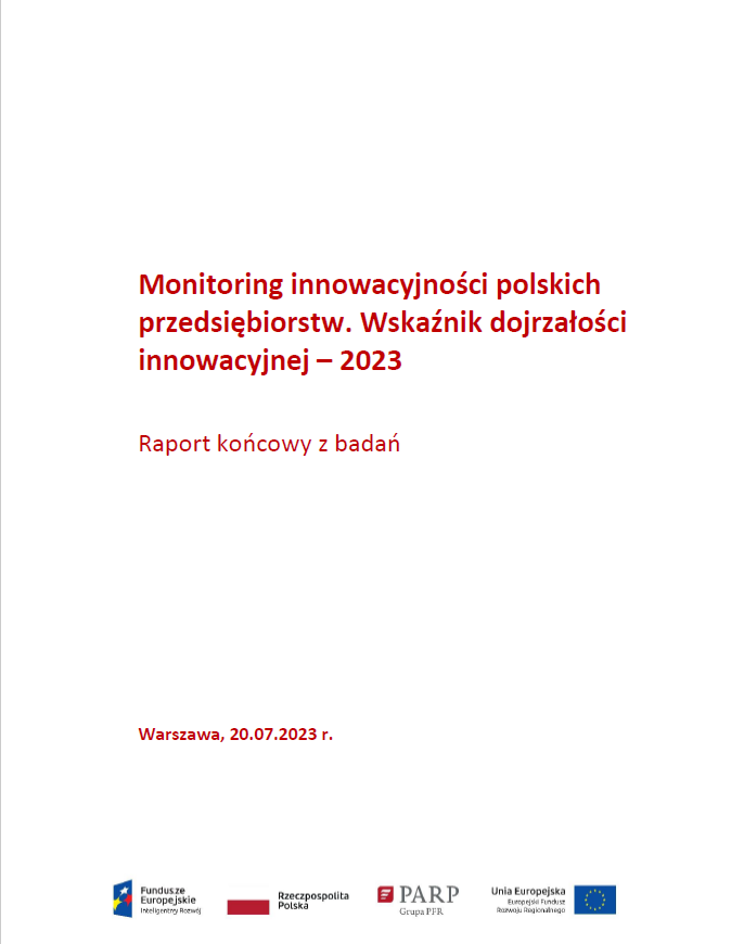 Monitoring innowacyjności polskich przedsiębiorstw. Wskaźnik dojrzałości innowacyjnej – 2023
