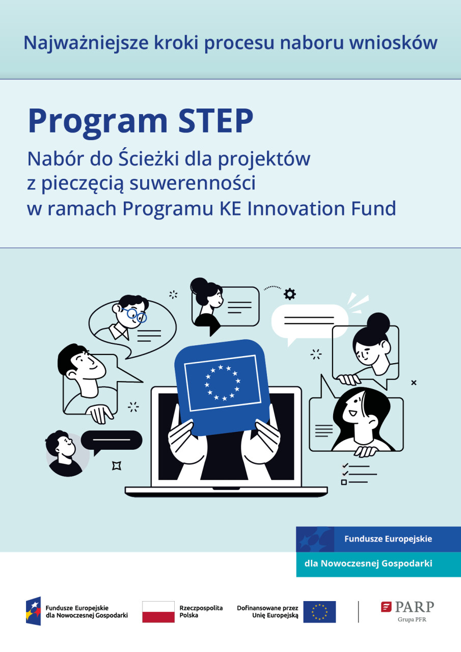 Najważniejsze kroki procesu naboru wniosków - Program STEP Seal